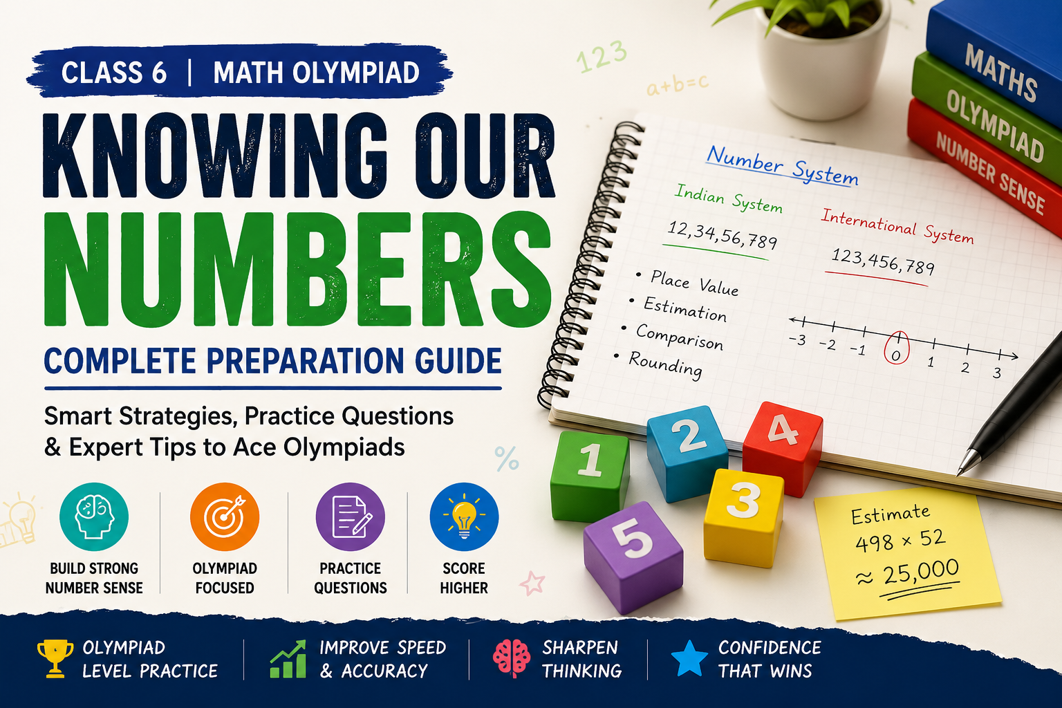 Knowing Our Numbers for Math Olympiad Class 6 preparation guide